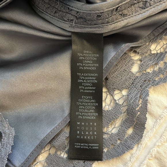 Blouse fully lined with lace overlay - Picture 5 of 6